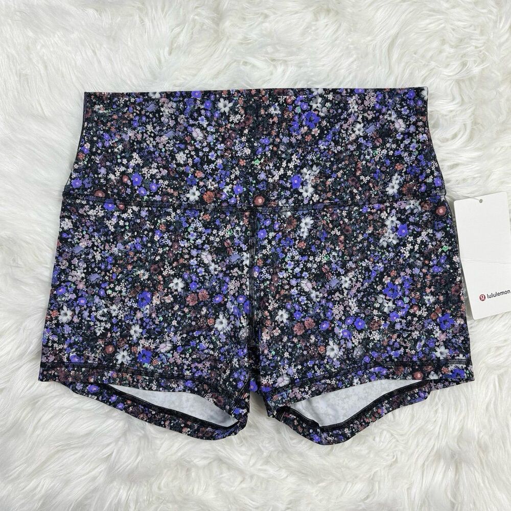 Lululemon Align High Rise Shorts 4" Flower Burst Multi Size 12
